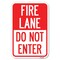 Signmission Fire Lane Do Not Enter Heavy-Gauge Aluminum Sign, 12" x 18", A-1218-23986 A-1218-23986 - alternate 1